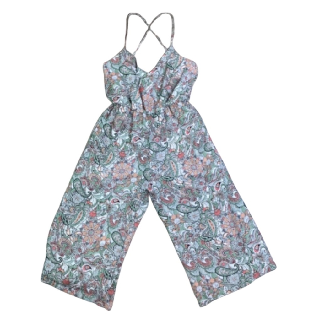 Cupcakes and Cashmere Paisley Jumpsuit - Size Small - Picture 4 of 5